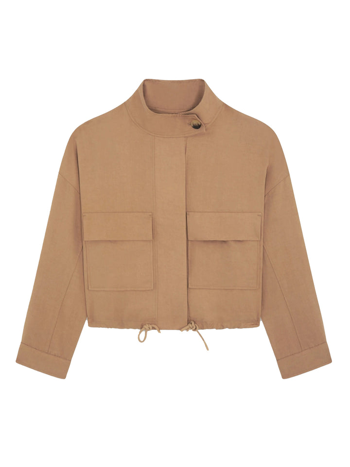 Suncoo Dona Jasje – Beige-95% tencel, 5% polyamide-DAMES BLAZERS & JASJES-Beige