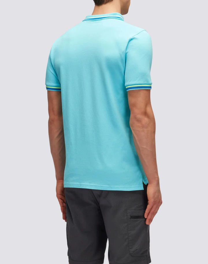 Sundek polo-92% katoen, 8% elasthaan-HEREN POLO'S & T-SHIRTS-Blauw