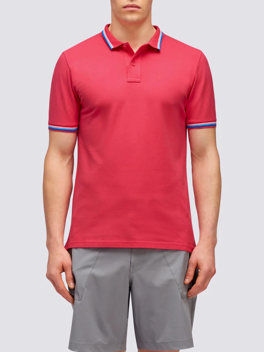 Sundek polo-92% katoen, 8% elasthaan-HEREN POLO'S & T-SHIRTS-Roze