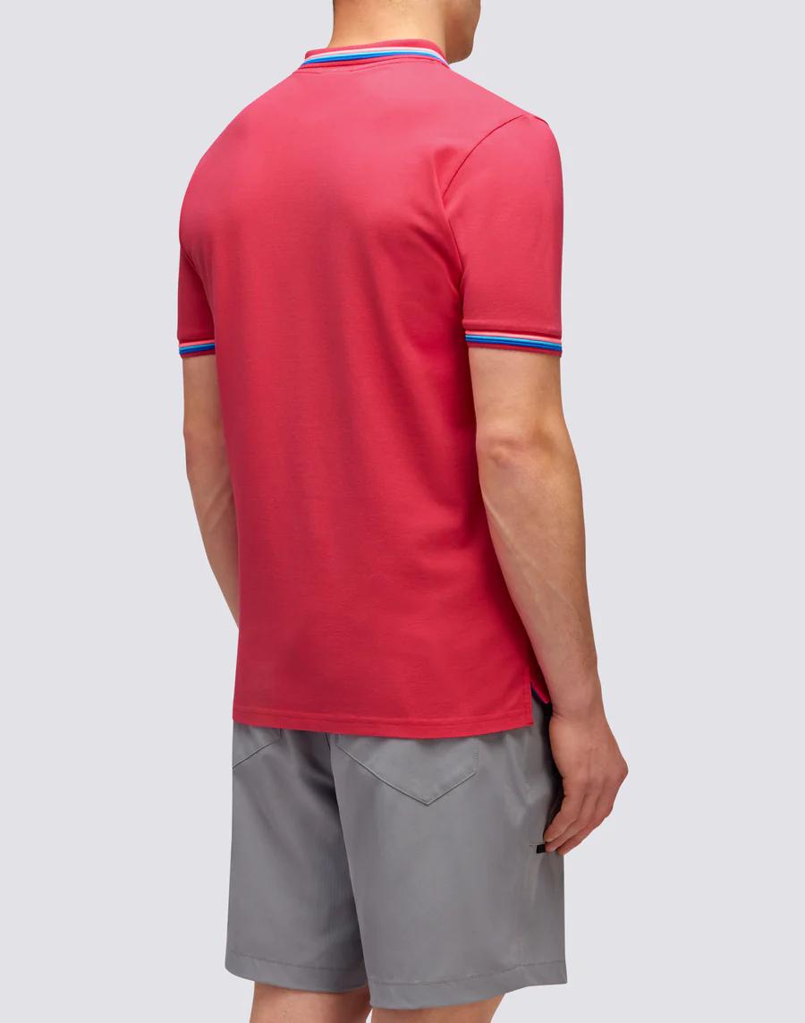Sundek polo-92% katoen, 8% elasthaan-HEREN POLO'S & T-SHIRTS-Roze