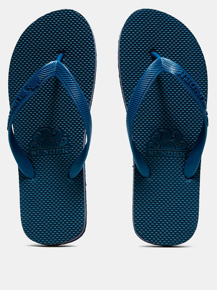 Sundek slippers BARRACUDA-35%EL 65% EVA-HEREN SCHOENEN & RIEMEN-Blauw