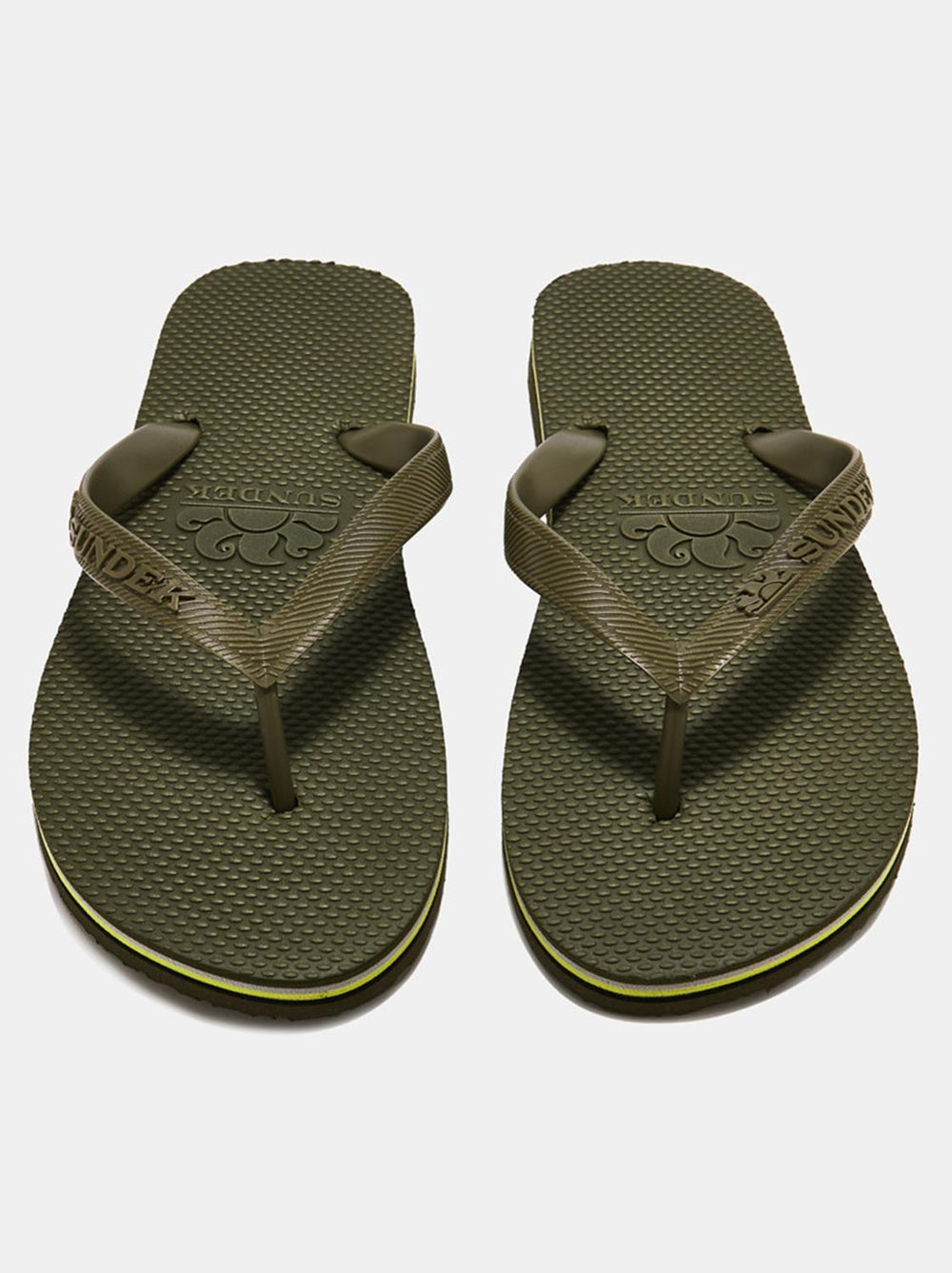 Sundek slippers BARRACUDA-35%EL 65% EVA-HEREN SCHOENEN & RIEMEN-Groen