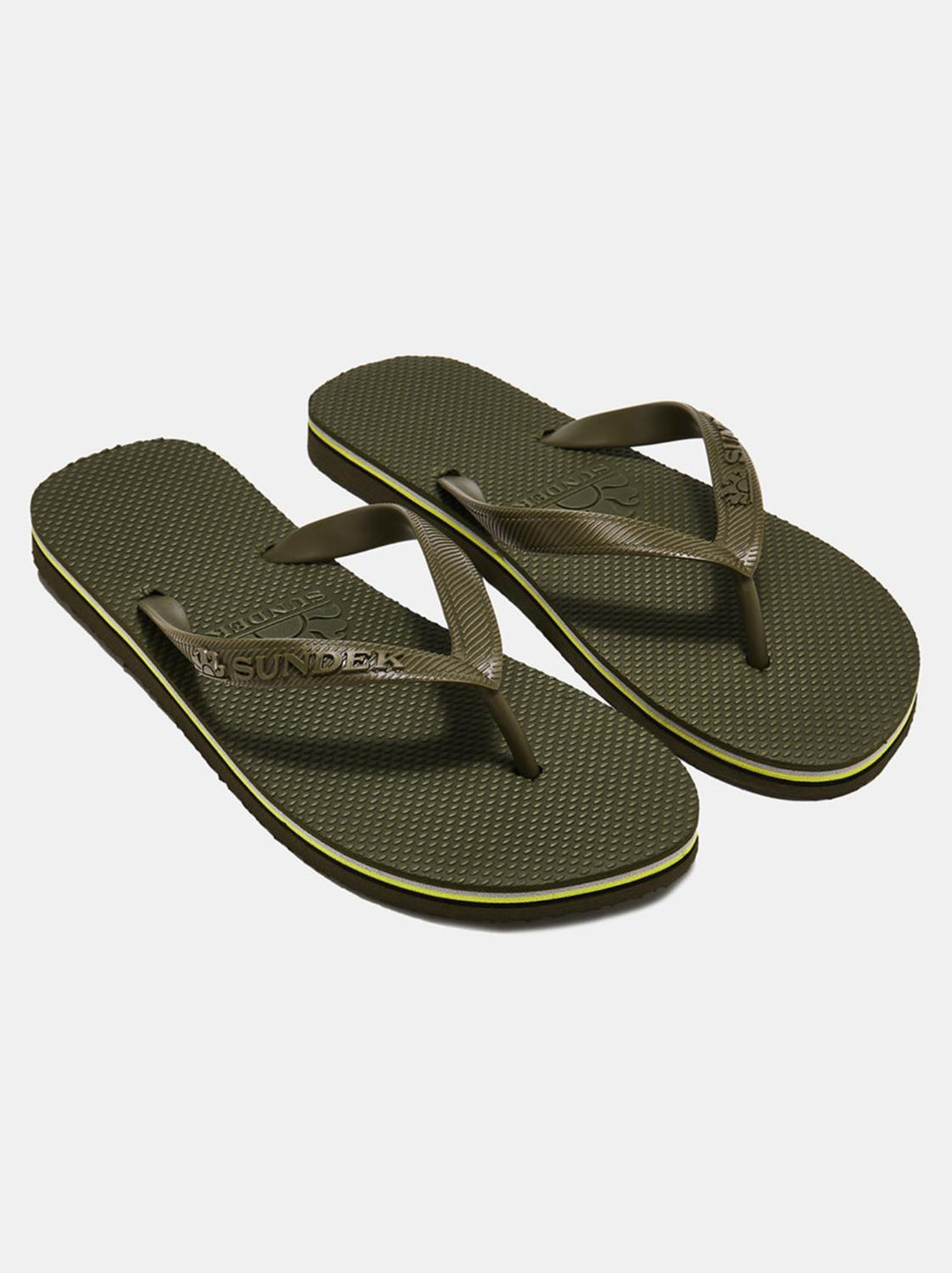 Sundek slippers BARRACUDA-35%EL 65% EVA-HEREN SCHOENEN & RIEMEN-Groen