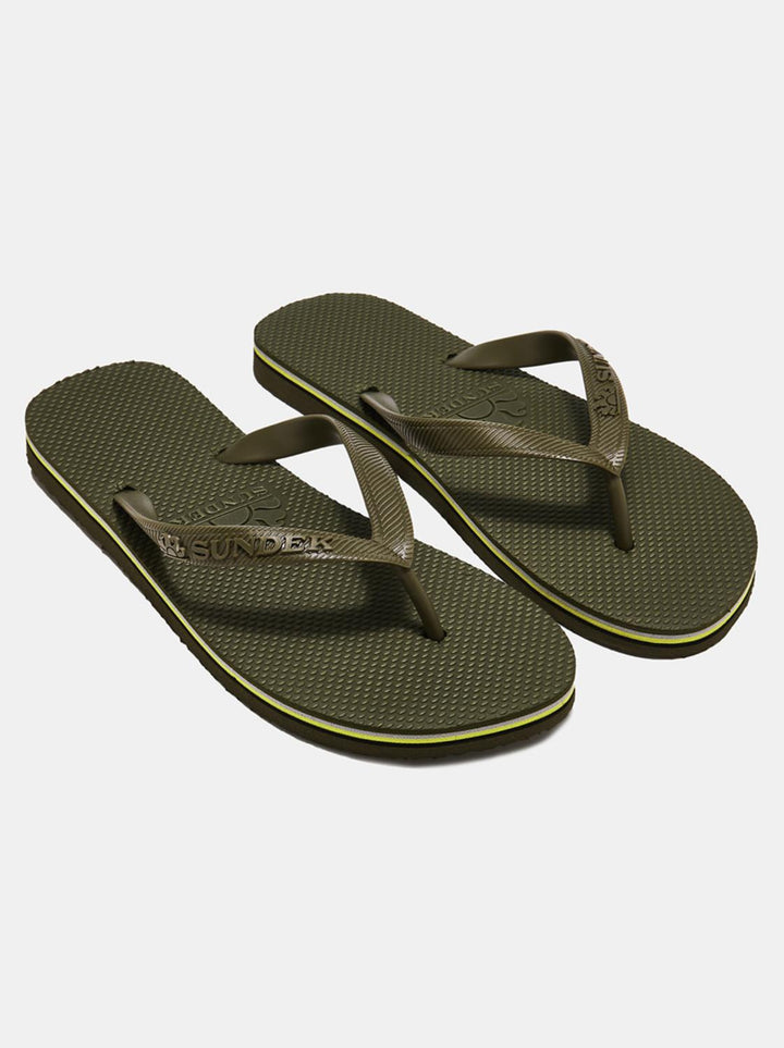 Sundek slippers BARRACUDA-35%EL 65% EVA-HEREN SCHOENEN & RIEMEN-Groen