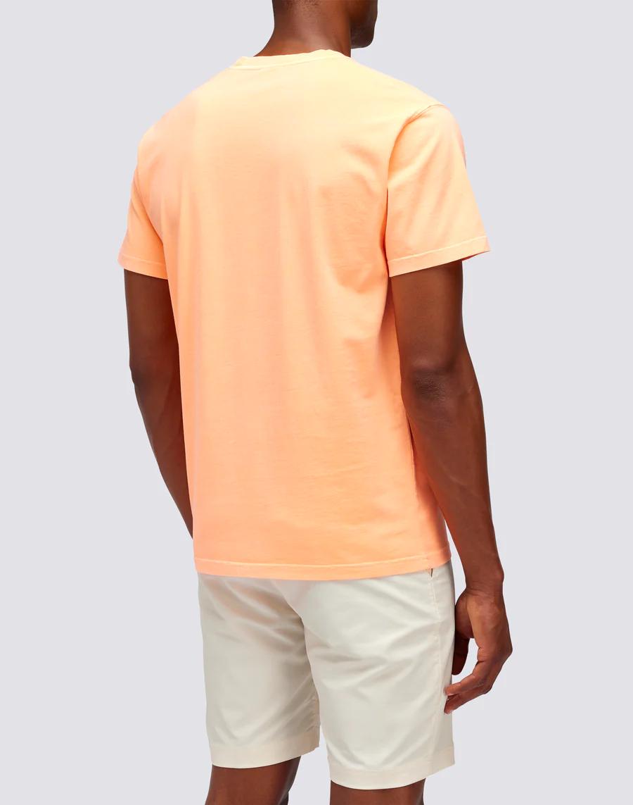 Sundek T-Shirt met logo-100% katoen-HEREN POLO'S & T-SHIRTS-Oranje