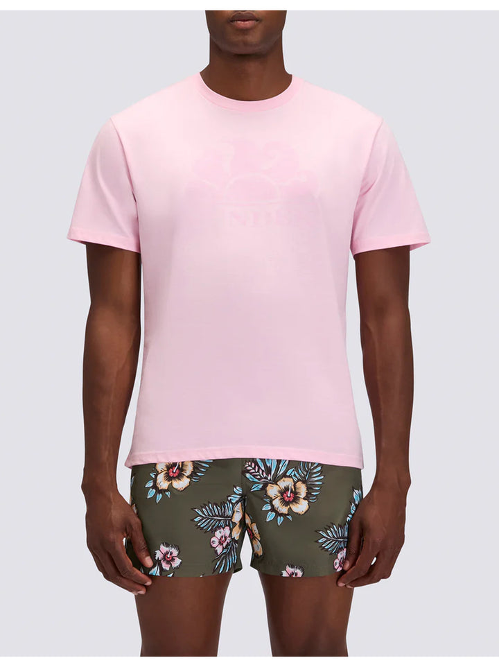 Sundek T-shirt – Roze-100% katoen-HEREN POLO'S & T-SHIRTS-Roze