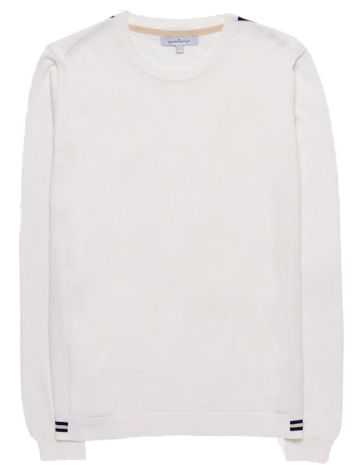 The GoodPeople trui Kod-100% katoen-HEREN TRUIEN & VESTEN-Beige