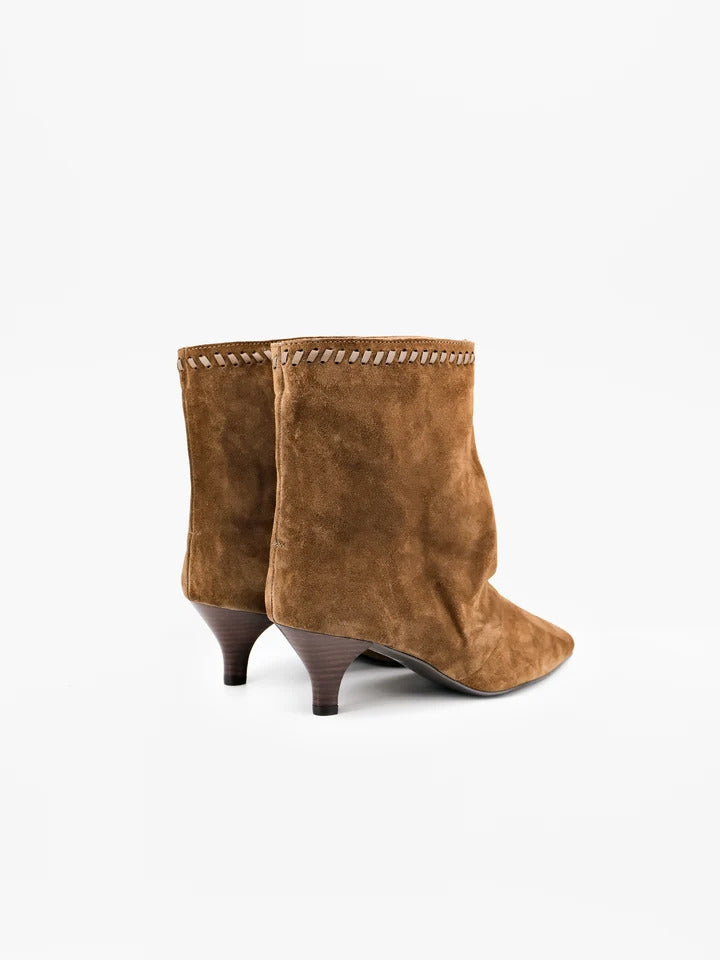 Toral Maeve Suède Enkellaars – Bruin-DAMES SCHOENEN-Bruin