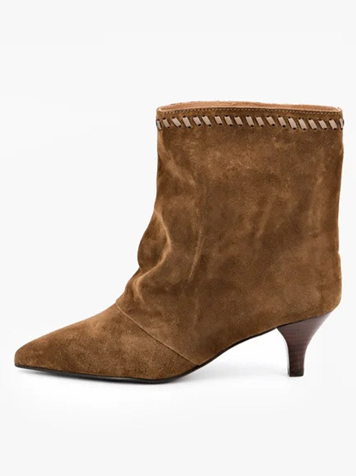 Toral Maeve Suède Enkellaars – Bruin-DAMES SCHOENEN-Bruin