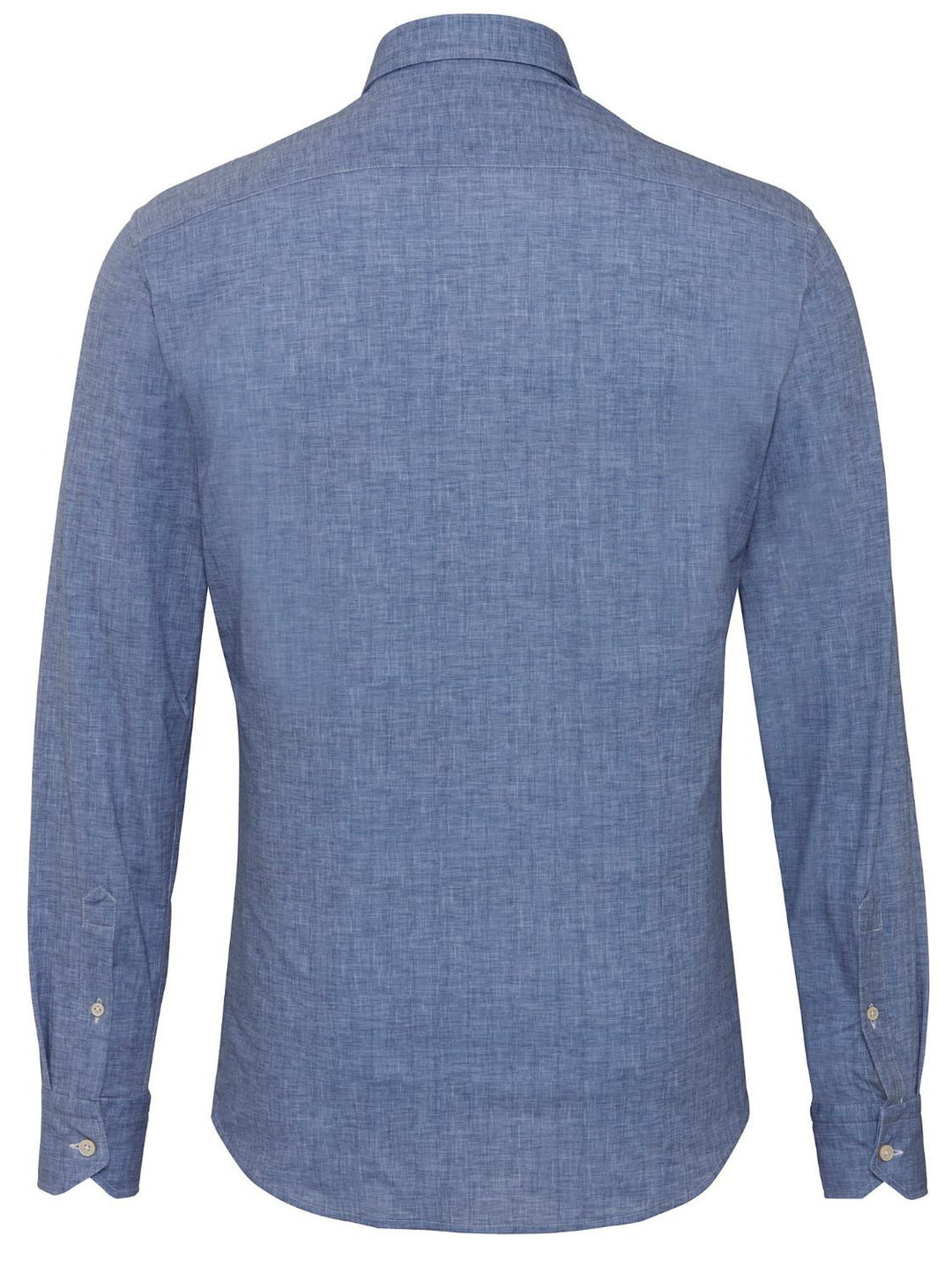 Traiano Rossini Radical fit-42% polyamide, 42% polyester, 16% elasthaan-HEREN SHIRTS-Blauw