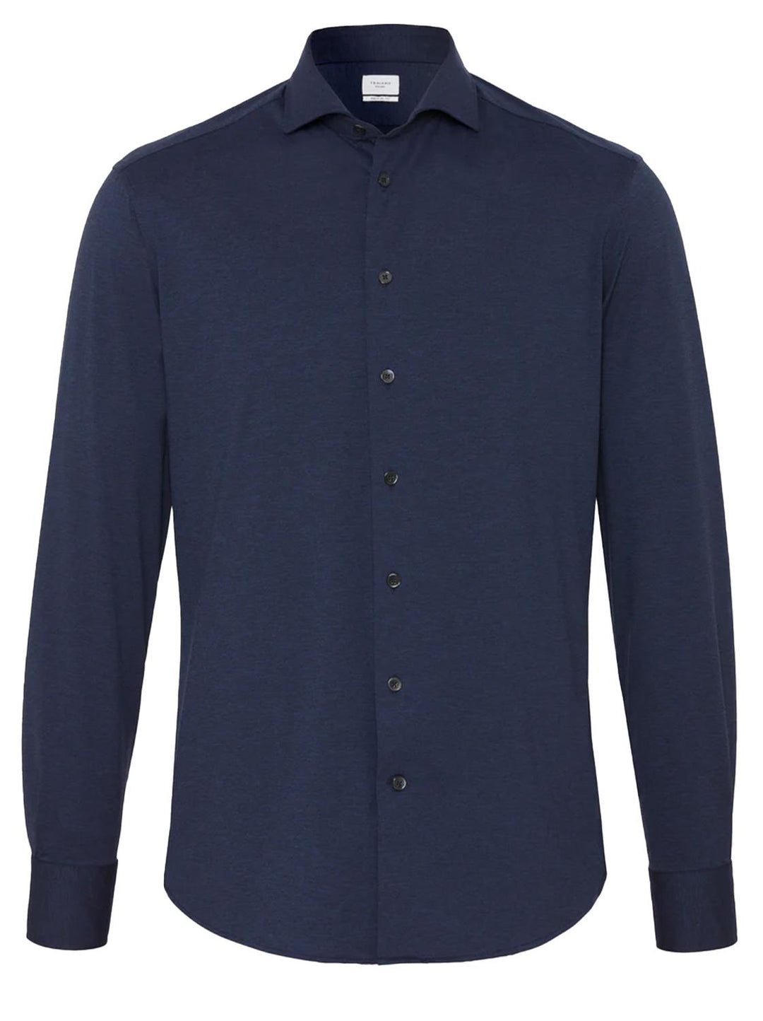 Traiano Rossini Radical fit-42% polyamide, 42% polyester, 16% elasthaan-HEREN SHIRTS-Blauw