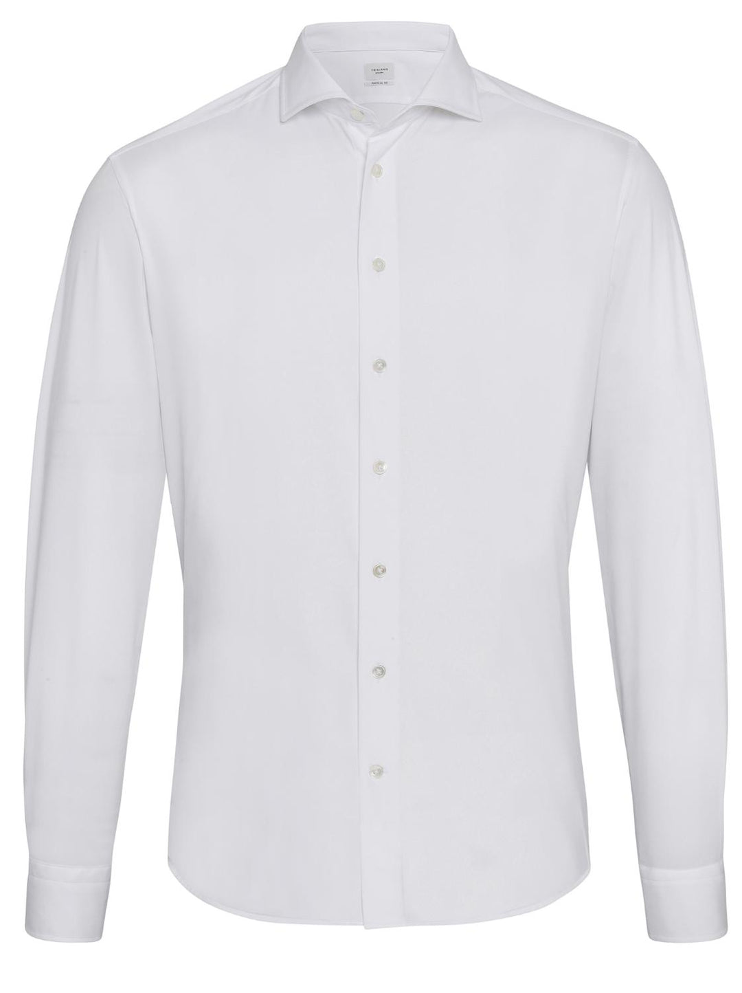 Traiano Rossini Radical fit-42% polyester, 42% polyamide, 16% elastaan-HEREN SHIRTS-Wit