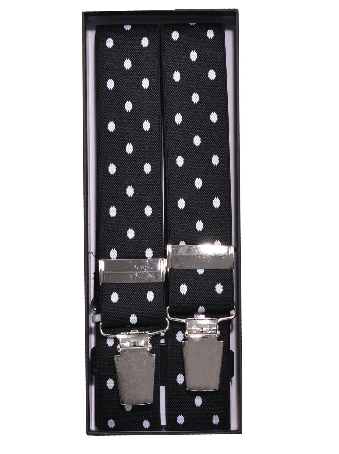 Trico bretels zwart gestipt-Niet van toepassing-HEREN ACCESSOIRES-Zwart