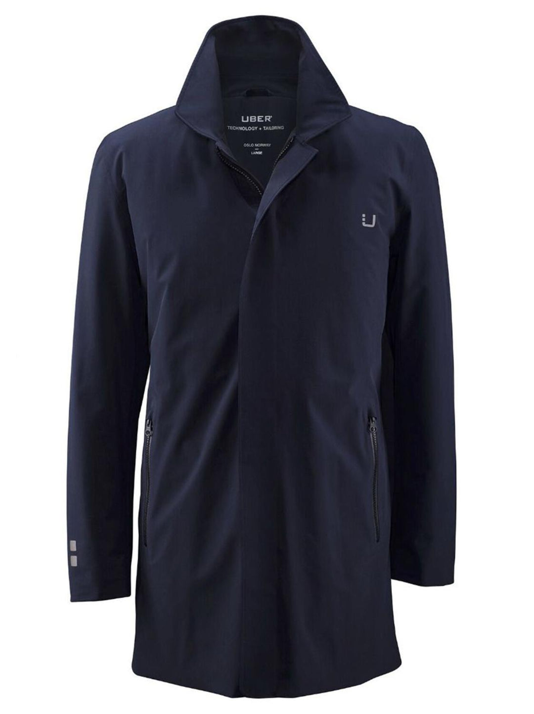 UBER REGULATOR coat-100% polyester-HEREN JASSEN & JACKS-Blauw