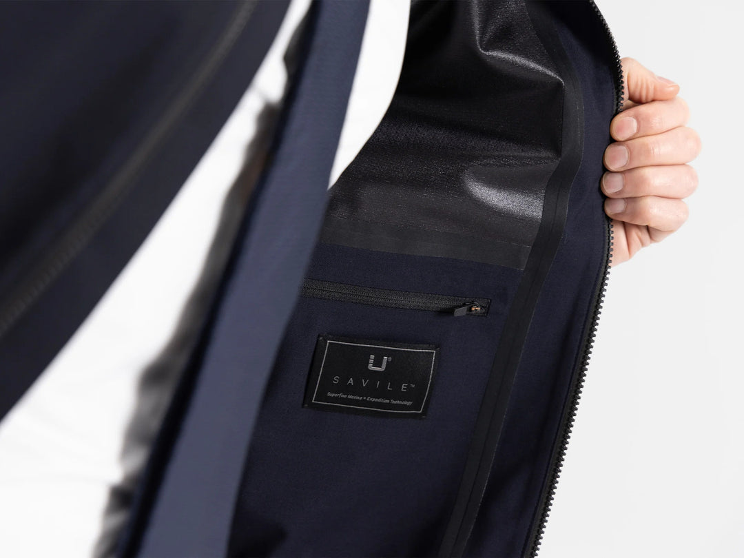 UBR Bullet™ Savile jacket – Blauw-59% wol, 19% polyester, 13% polyurethaan-HEREN JASSEN & JACKS-Blauw