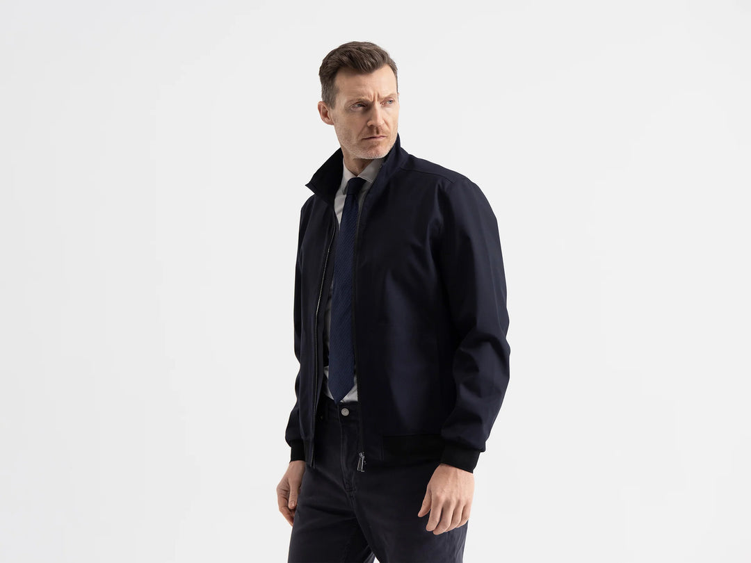 UBR Bullet™ Savile jacket – Blauw-59% wol, 19% polyester, 13% polyurethaan-HEREN JASSEN & JACKS-Blauw