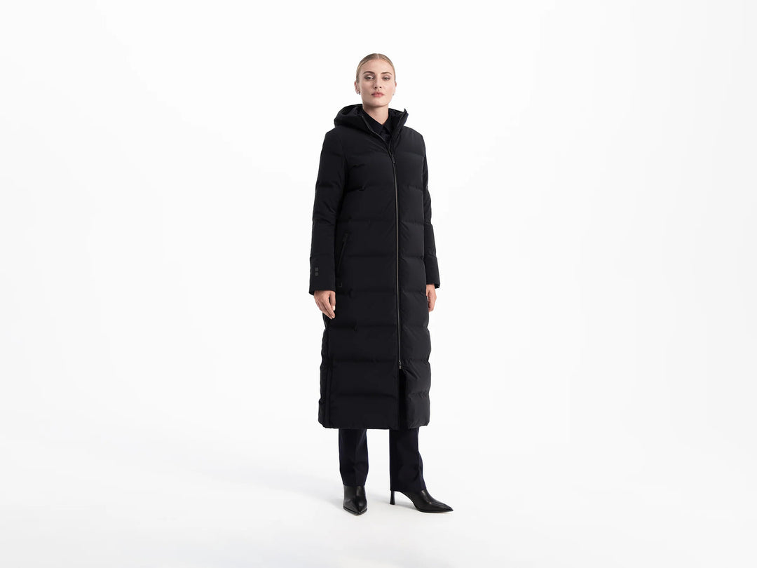 UBR Infinity Down Coat – Zwart-81% nylon, 19% elasthaan-DAMES JASSEN & JACKS-Zwart