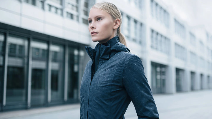 UBR Nova Coat – Blauw-100% nylon-DAMES JASSEN & JACKS-Blauw