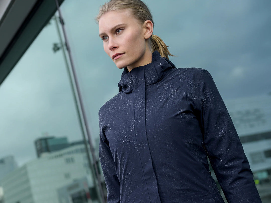 UBR Nova Coat – Blauw-100% nylon-DAMES JASSEN & JACKS-Blauw