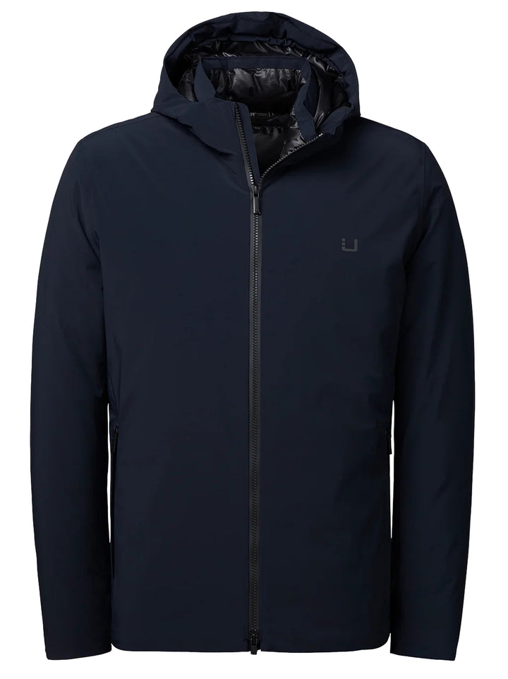 UBR Phantom Down Jacket – Zwart-81% nylon, 19% elasthaan-HEREN JASSEN & JACKS-Zwart