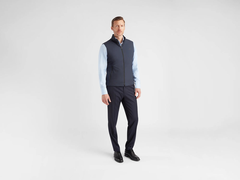 UBR RAPTOR™ bodywarmer Navy-100% Nylon<br />Vulling: 100% Polyester-HEREN JASSEN & JACKS-Blauw