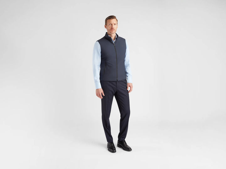 UBR RAPTOR™ bodywarmer Navy-100% Nylon<br />Vulling: 100% Polyester-HEREN JASSEN & JACKS-Blauw