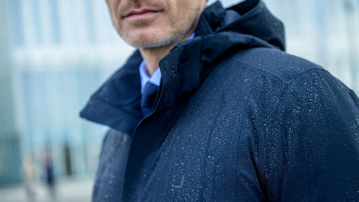 UBR Regulator™ Parka – Blauw-86% Nylon<br />14% Polyurethan-HEREN JASSEN & JACKS-Blauw