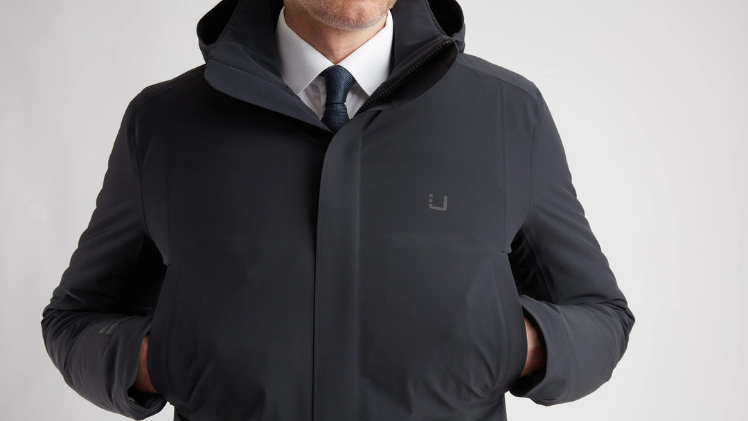 UBR Regulator Parka – Zwart-86% Nylon<br />14% Polyurethan-HEREN JASSEN & JACKS-Zwart