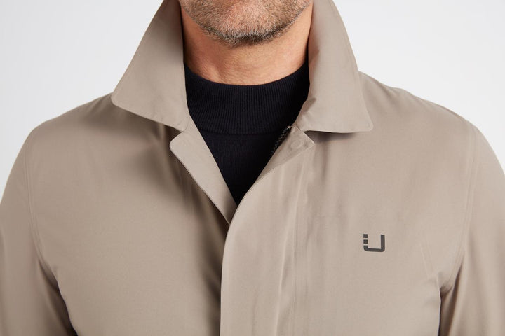 UBR SKYFALL coat 7058-100% polyester-HEREN JASSEN & JACKS-Beige