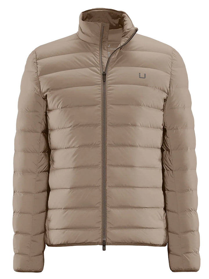 UBR SONIC™ JACKET Dark Sand-90% Polyester<br />10% Elastaan<br /><br />Vulling: 90% Dons, 10% Veren-HEREN JASSEN & JACKS-