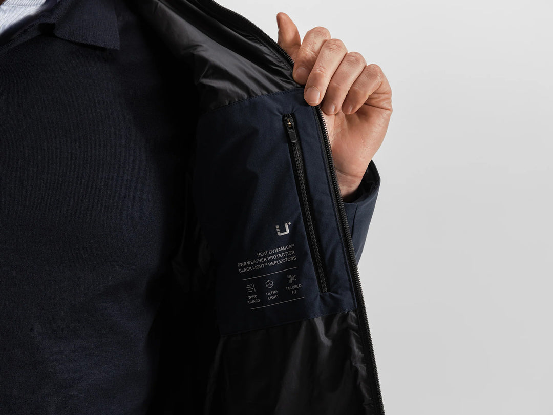 UBR VIPER™ JACKET Navy-100% Nylon<br />Vulling: 100% Polyester-HEREN JASSEN & JACKS-Blauw