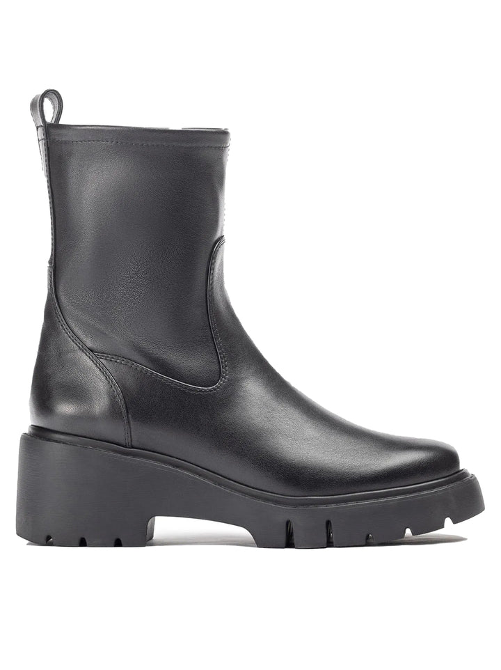 Unisa enkellaarsjes JOFO met bijpassend blok -Buitenmateriaal: Leer <br />Binnenmateriaal: Leer/Stof<br />Zool: Antislip 