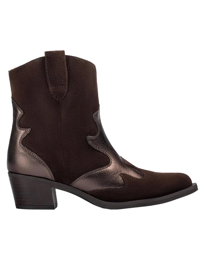 Unisa GRETTE Cowboy-enkellaarsjes -Buitenmateriaal: Leer <br />Binnenmateriaal: Leer<br />Zool: Antislip synthetisch-DAME