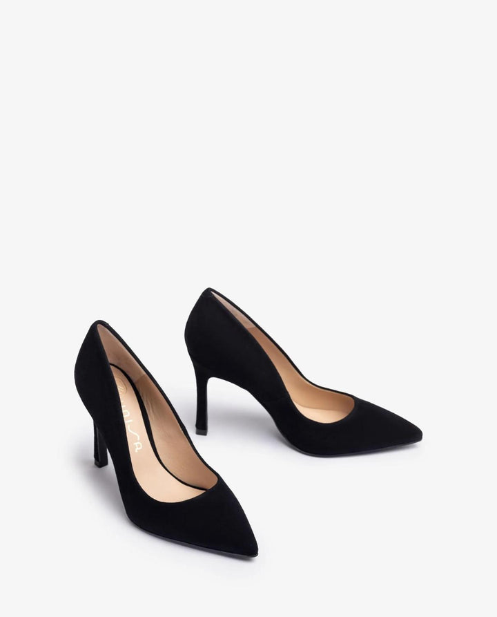Unisa pumps TOLLER_KS hoge hak-Suede-DAMES SCHOENEN-Zwart