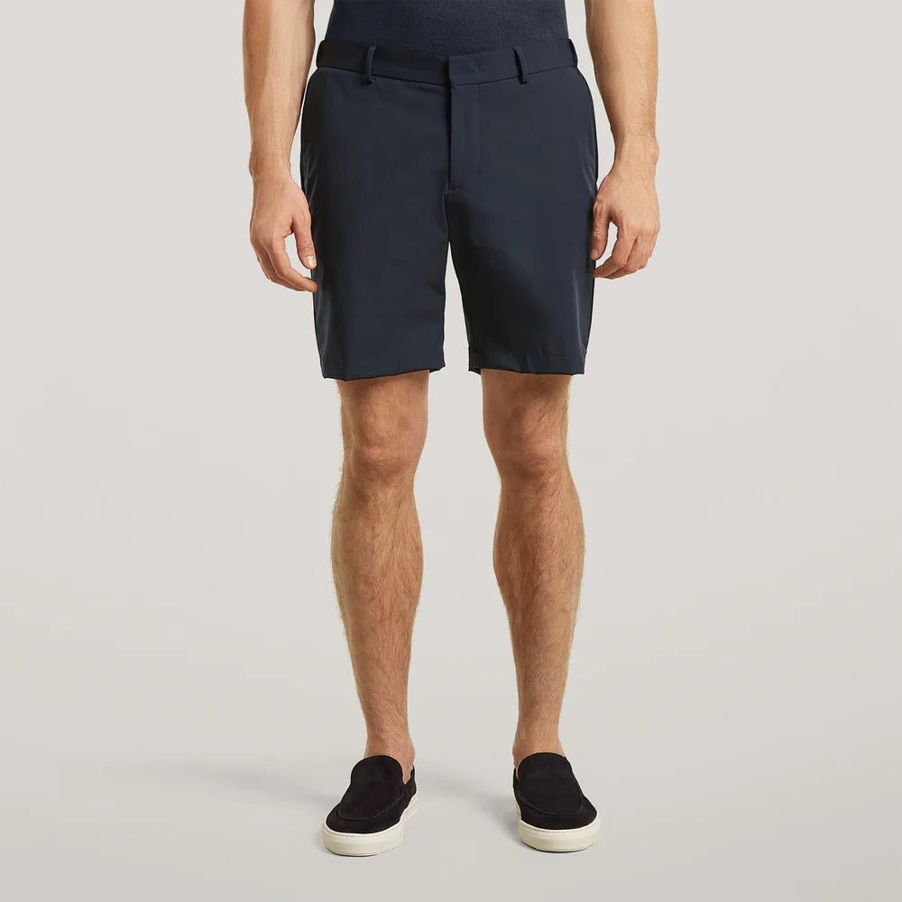 Wahts Fillin Tech Stretch Travel Shorts – Blauw-83% polyamide, 17% elastaan-HEREN BROEKEN-Blauw