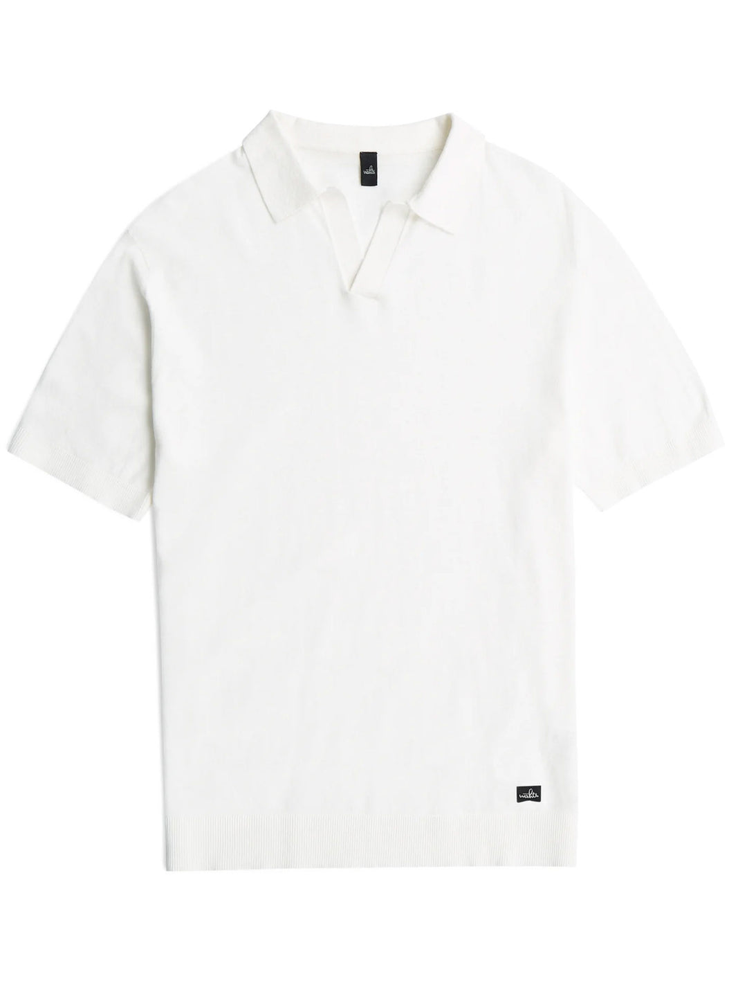 Wahts Flynth Polo Riva Kraag – Off White-44% katoen, 36% linnen, 20% polyester-HEREN POLO'S & T-SHIRTS-Room
