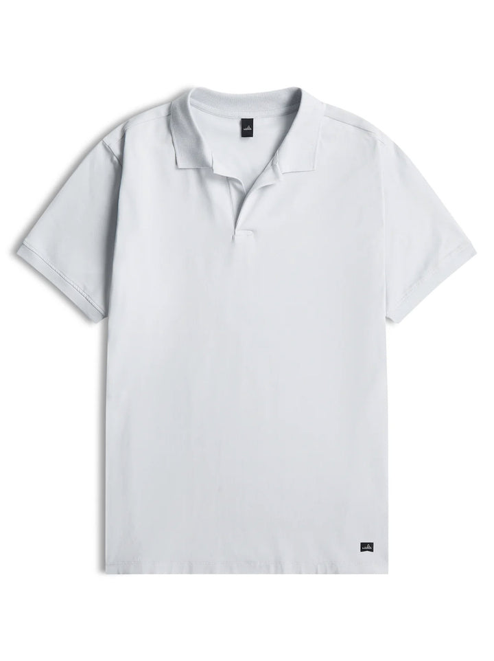 Wahts Hastings Jersey Stretch Polo – Blauw-95% katoen, 5% elastaan-HEREN POLO'S & T-SHIRTS-Blauw