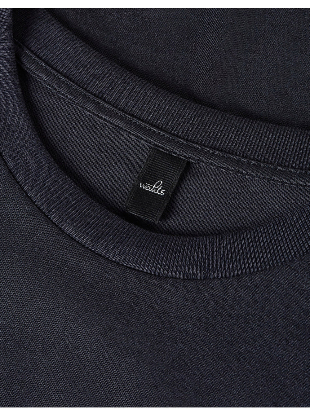 Wahts Miles Luxury Jersey T-shirt – Blauw-100% katoen,-HEREN POLO'S & T-SHIRTS-Blauw