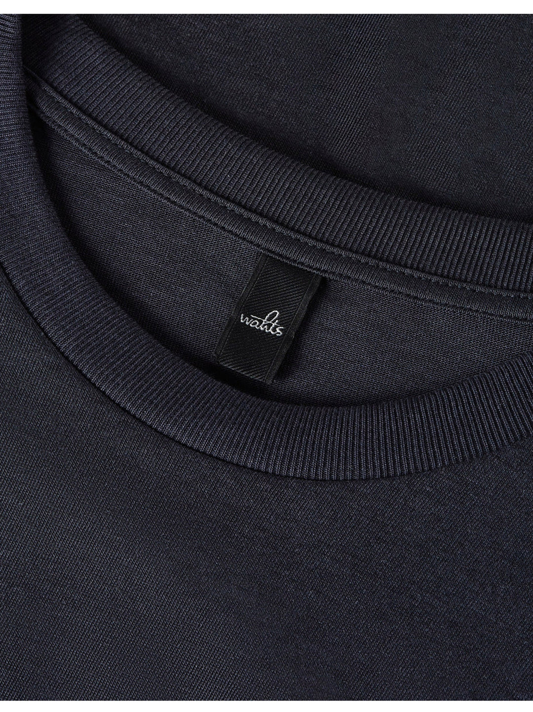 Wahts Miles Luxury Jersey T-shirt – Blauw-100% katoen,-HEREN POLO'S & T-SHIRTS-Blauw