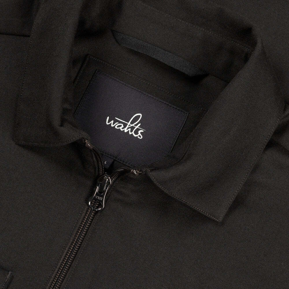 WAHTS Stewards Overshirt – Donkerbruin-53% polyester, 24% wol, 19% viscose, 4% elastaan-HEREN SHIRTS-Bruin