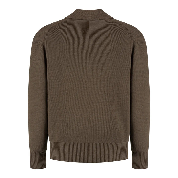 WAHTS Wells Half Zip – Bruin-70% katoen, 30% merino wol-HEREN TRUIEN & VESTEN-Bruin