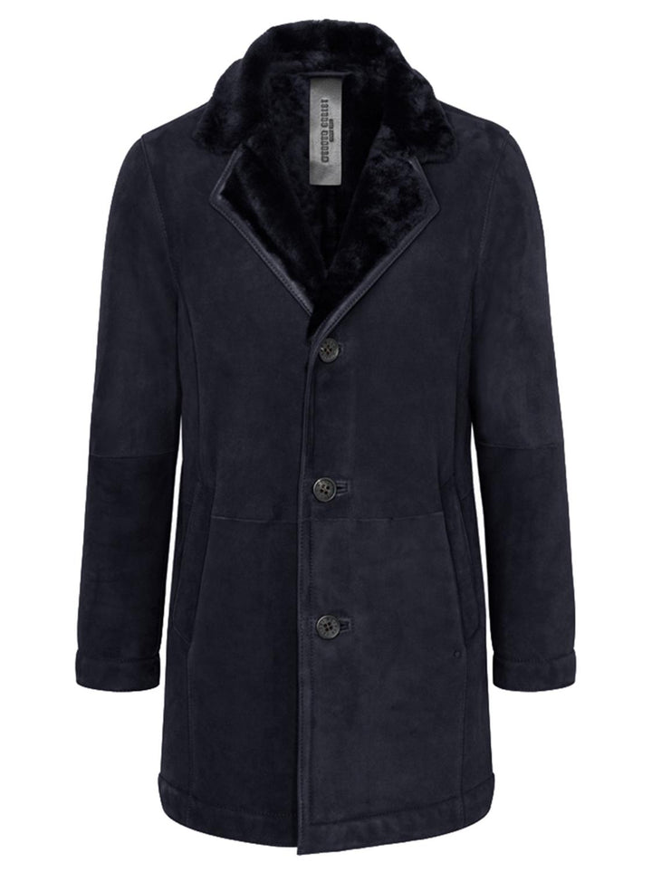 Werner Christ lammy Benedikt-100% leer<br />100% lamswool-HEREN JASSEN & JACKS-Blauw