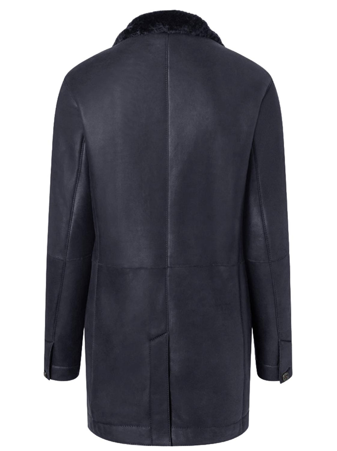 Werner Christ lammy Benedikt-100% leer<br />100% lamswool-HEREN JASSEN & JACKS-Blauw