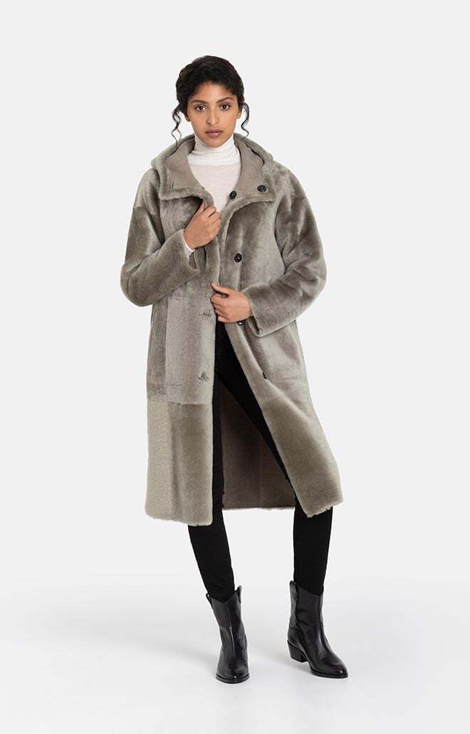 Werner Christ lammy DARLEEN-100% Leer-DAMES JASSEN & JACKS-Grijs