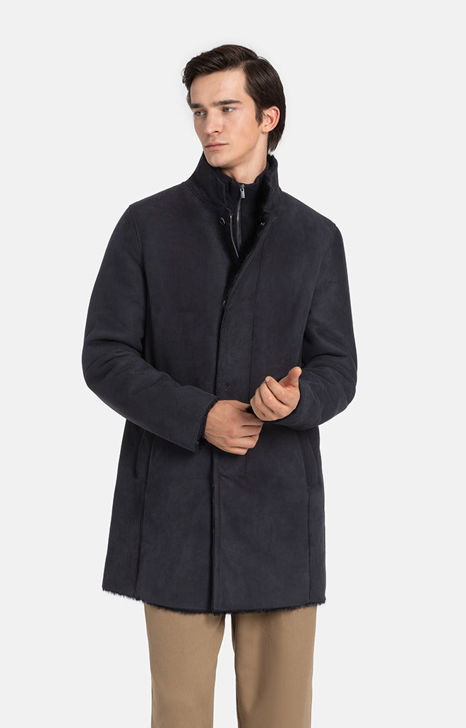 Werner Christ Vittorio Lambskin Coat – Blauw-100% leer-HEREN JASSEN & JACKS-Blauw