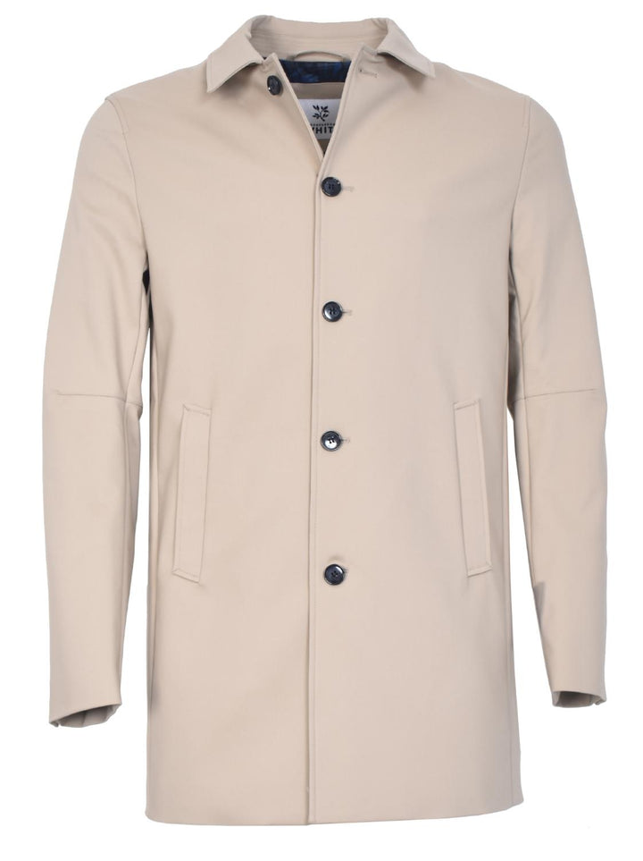 WHITE jas MAXIM-50% katoen, 45% polyamide, 5% elasthaan-HEREN JASSEN & JACKS-Beige