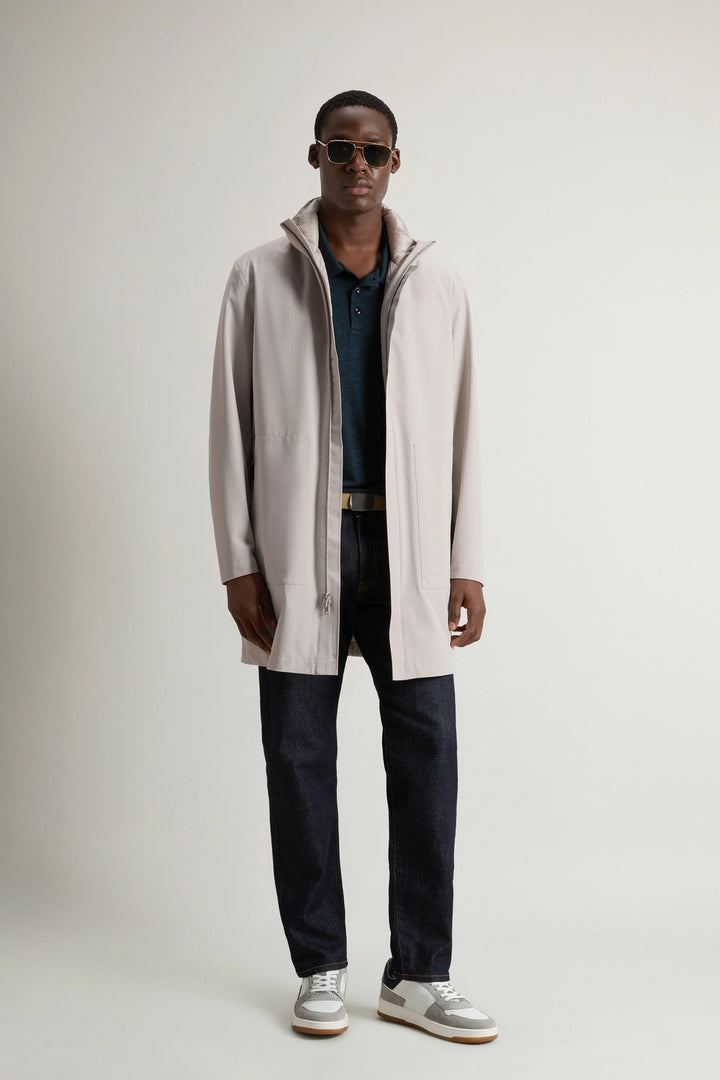 Woolrich 2-in-1 waterdicht jas tweelaagse stof-Buitenste: 100% Polyester<br /><br />Binnen: 100% Polyamide-HEREN JASSEN &