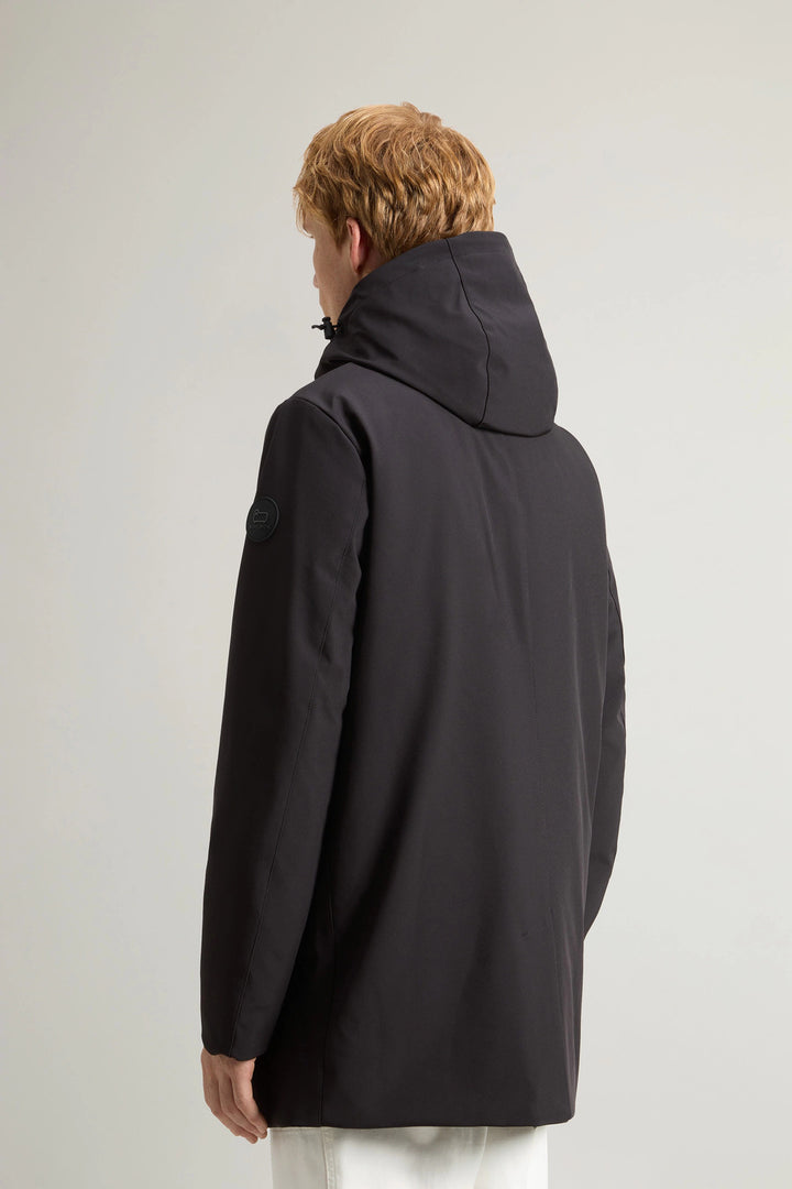 Woolrich Barrow Mac jas van Tech Softshell-Buitenste: 94% Polyester, 6% Elastaan<br /><br />Binnen: 100% Polyamide<br /><