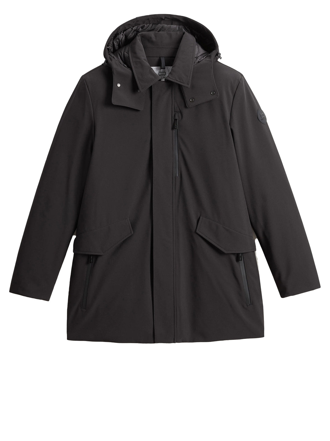 Woolrich Barrow Mac jas van Tech Softshell-Buitenste: 94% Polyester, 6% Elastaan<br /><br />Binnen: 100% Polyamide<br /><