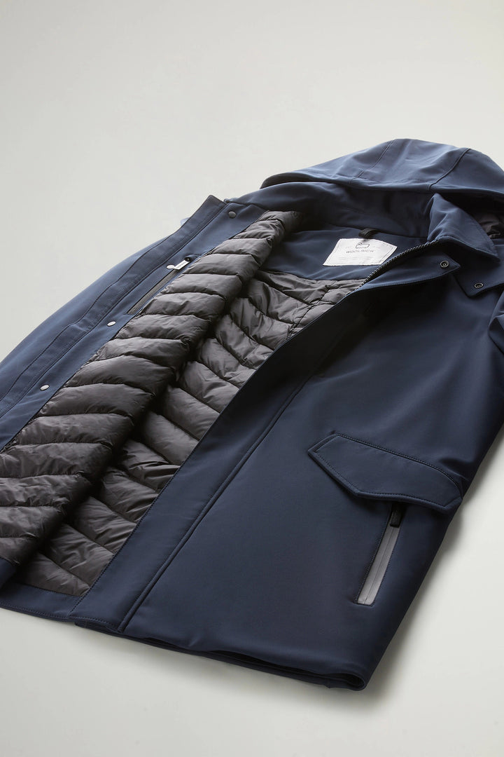 Woolrich Barrow Mac Jas van Tech Softshell-Buitenste: 94% Polyester, 6% Elastaan<br /><br />Binnen: 100% Polyamide<br /><